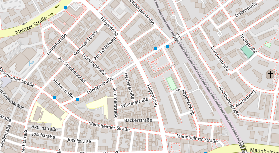 Friseur auf Satellitenbild