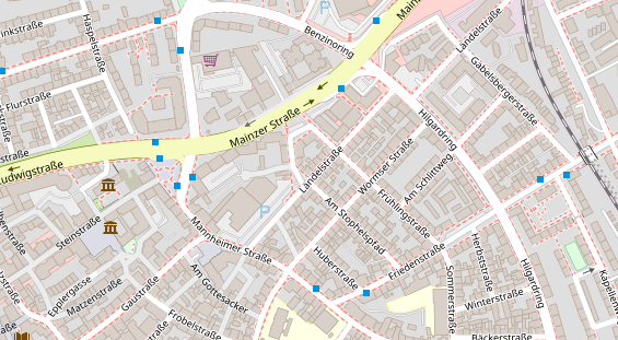 Friseur auf Satellitenbild