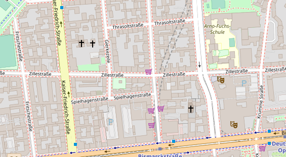 Friseur auf Satellitenbild