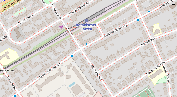 Friseur auf Satellitenbild