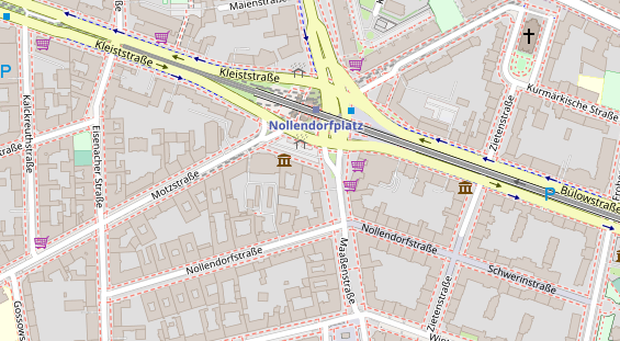 Friseur auf Satellitenbild