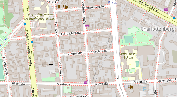 Friseur auf Satellitenbild