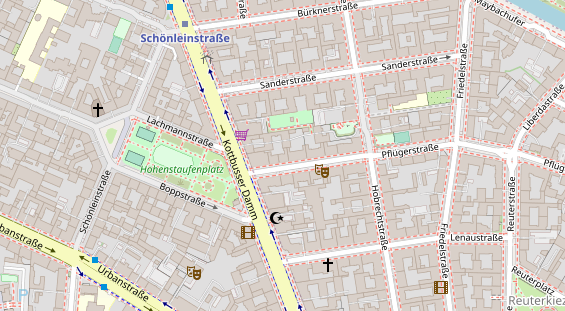 Friseur auf Satellitenbild