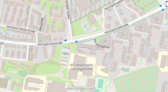 Friseur auf Satellitenbild