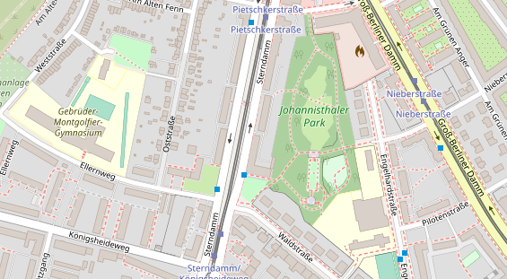 Friseur auf Satellitenbild