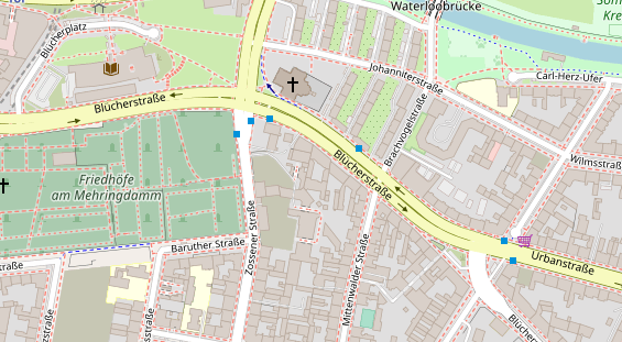 Friseur auf Satellitenbild