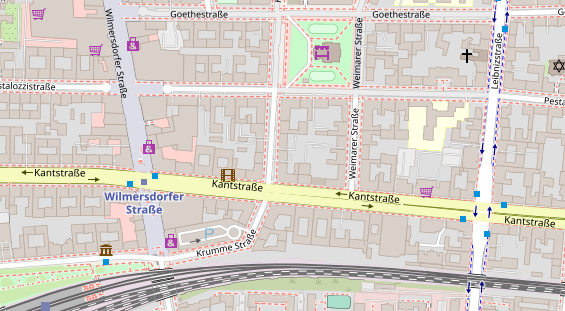 Friseur auf Satellitenbild