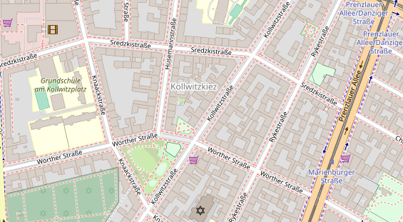 Friseur auf Satellitenbild