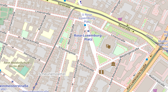 Friseur auf Satellitenbild