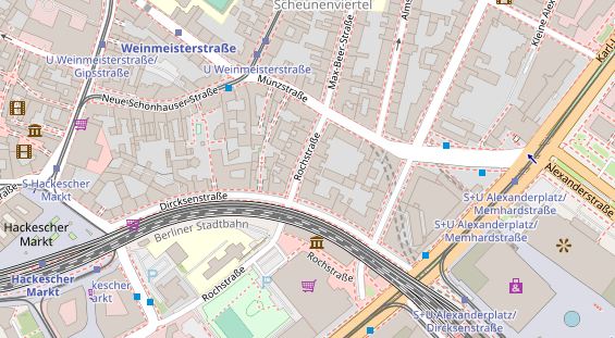 Friseur auf Satellitenbild