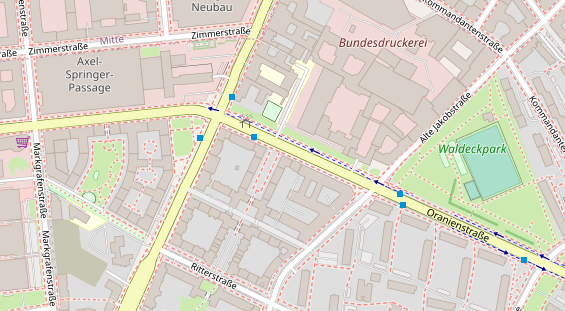 Friseur auf Satellitenbild