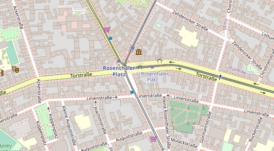 Friseur auf Satellitenbild