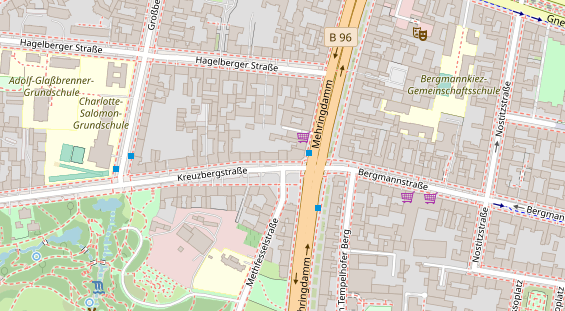 Friseur auf Satellitenbild