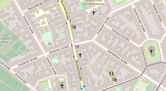 Friseur auf Satellitenbild