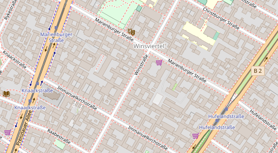 Friseur auf Satellitenbild