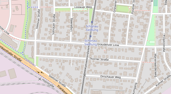 Friseur auf Satellitenbild