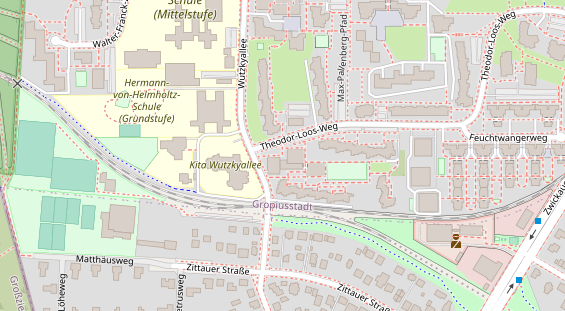 Friseur auf Satellitenbild