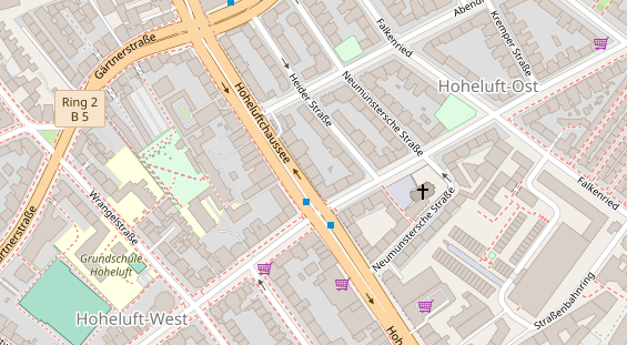 Friseur auf Satellitenbild