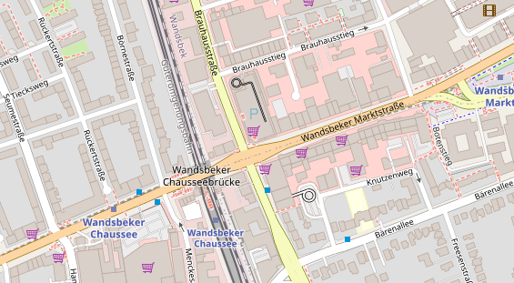 Friseur auf Satellitenbild