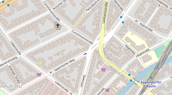 Friseur auf Satellitenbild