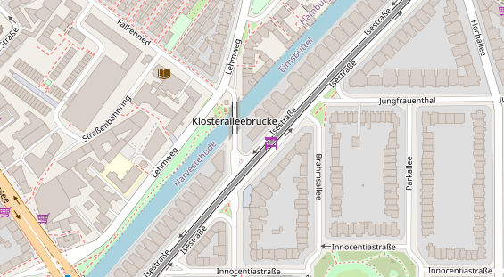 Friseur auf Satellitenbild