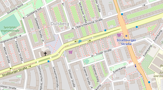 Friseur auf Satellitenbild