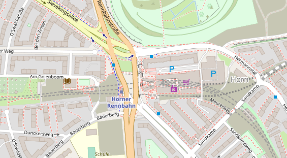 Friseur auf Satellitenbild