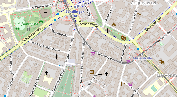 Friseur auf Satellitenbild