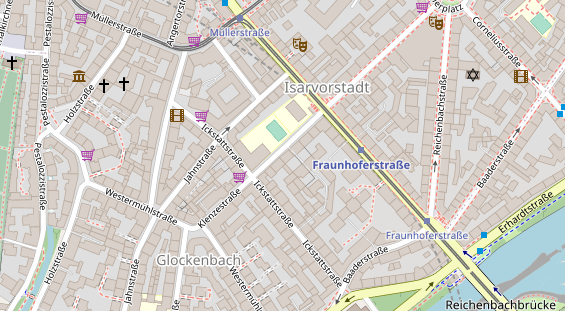 Friseur auf Satellitenbild