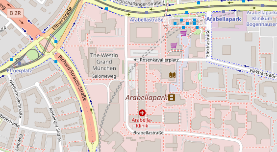 Friseur auf Satellitenbild