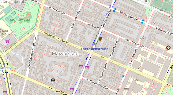 Friseur auf Satellitenbild