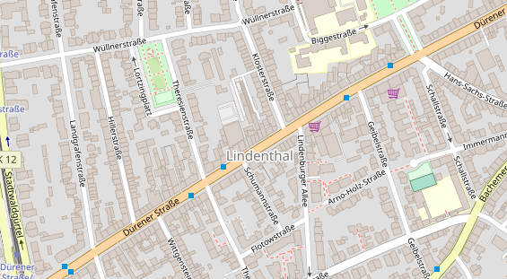 Friseur auf Satellitenbild