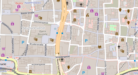 Friseur auf Satellitenbild