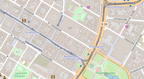 Friseur auf Satellitenbild