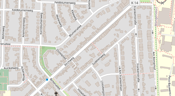 Friseur auf Satellitenbild