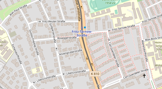 Friseur auf Satellitenbild