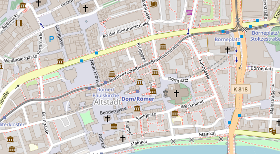 Friseur auf Satellitenbild