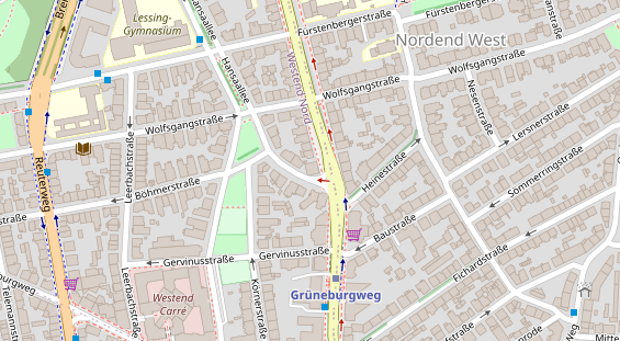 Friseur auf Satellitenbild