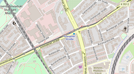 Friseur auf Satellitenbild