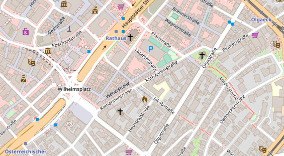 Friseur auf Satellitenbild