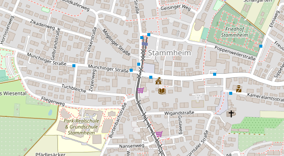Friseur auf Satellitenbild