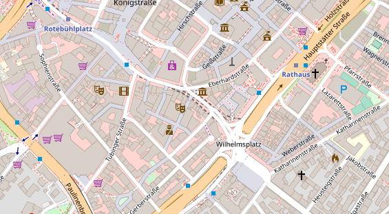 Friseur auf Satellitenbild