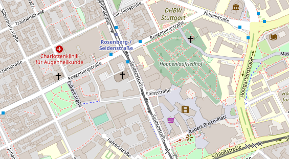 Friseur auf Satellitenbild