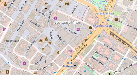 Friseur auf Satellitenbild