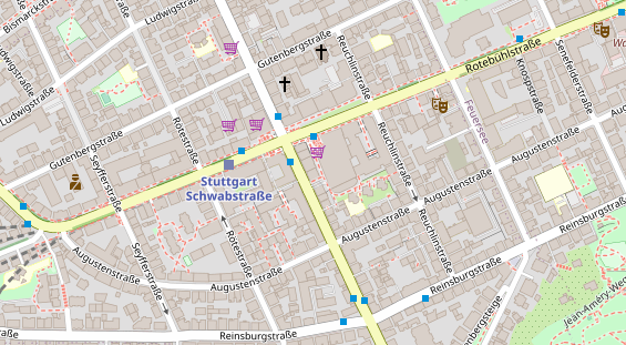 Friseur auf Satellitenbild