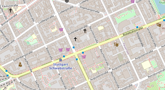 Friseur auf Satellitenbild