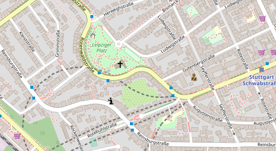 Friseur auf Satellitenbild