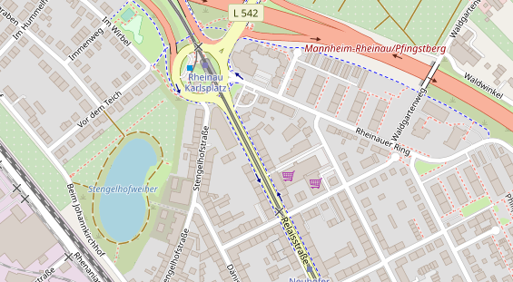 Friseur auf Satellitenbild