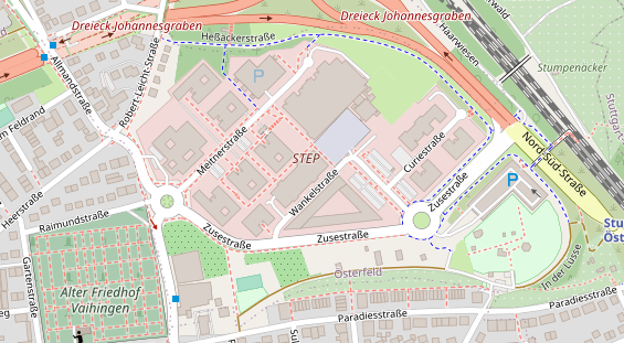 Friseur auf Satellitenbild