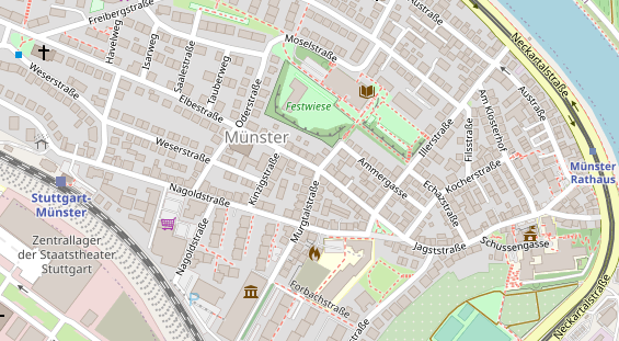 Friseur auf Satellitenbild